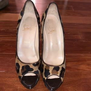 Christian Louboutin Cheetah Heels